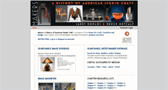Desktop Screenshot of americanstudiocrafthistory.org